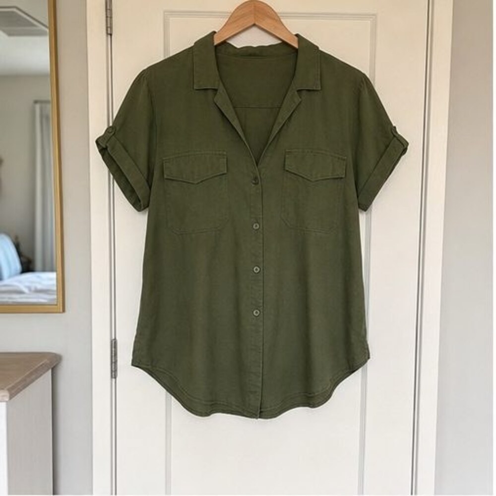 Sand Ruffle Blouse